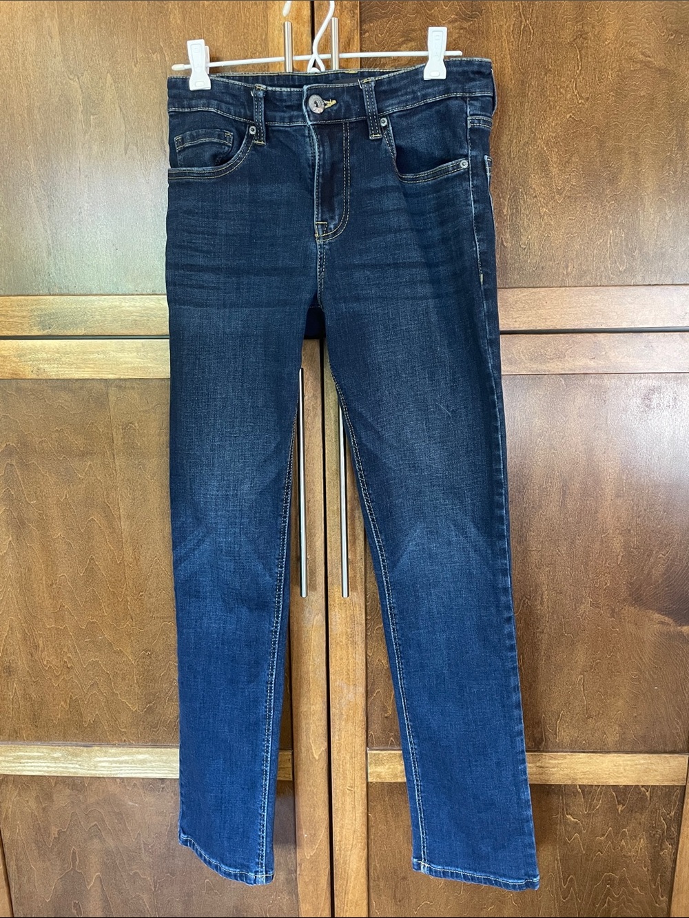 Warehouse One Dark Indigo Relaxed Slim Jeans